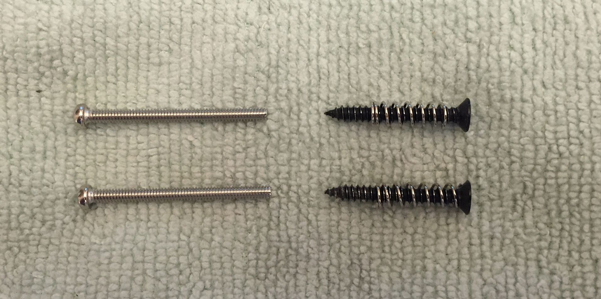 Where do I get screws to mount pickups directly to the body (into the